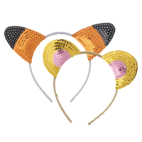 Hairband with Sequined Animal Ears By Rice DK